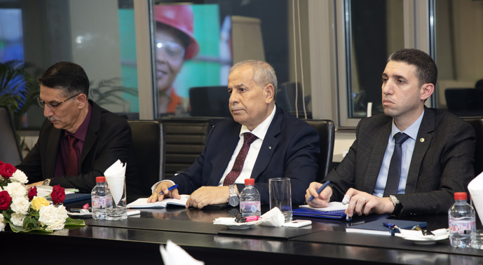 Une séance de travail qui renforce la coopération avec la SONATRACH Une séance de travail qui renforce la coopération avec la SONATRACH