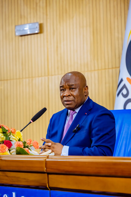 Allocution de Monsieur Maixent Raoul OMINGA, reconduit à la tête de la Société Nationale des Pétroles du Congo Allocution de Monsieur Maixent Raoul OMINGA, reconduit à la tête de la Société Nationale des Pétroles du Congo