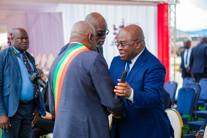 Inauguration de l'usine de valorisation du gaz associé - WING WAH