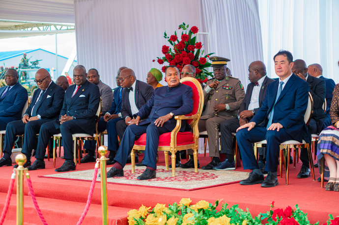 Inauguration de l'usine de valorisation du gaz associé - WING WAH