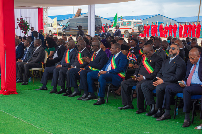 Inauguration de l'usine de valorisation du gaz associé - WING WAH Inauguration de l'usine de valorisation du gaz associé - WING WAH