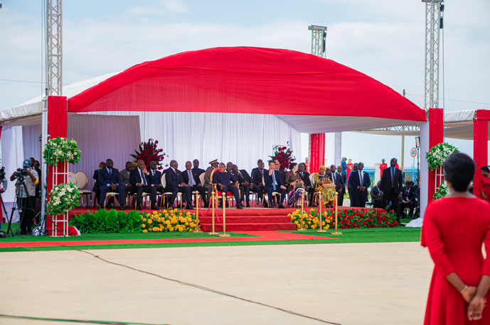 Inauguration de l'usine de valorisation du gaz associé - WING WAH