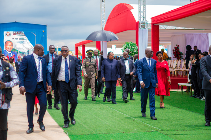 Inauguration de l'usine de valorisation du gaz associé - WING WAH