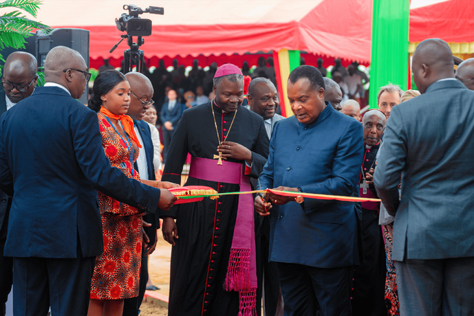 Inauguration de l'Université Catholique de Liambou Inauguration de l'Université Catholique de Liambou