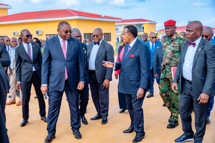 Inauguration du Lycée d’Enseignement Général Simon-Pierre Kikhounga-Ngot à LOUVAKOU