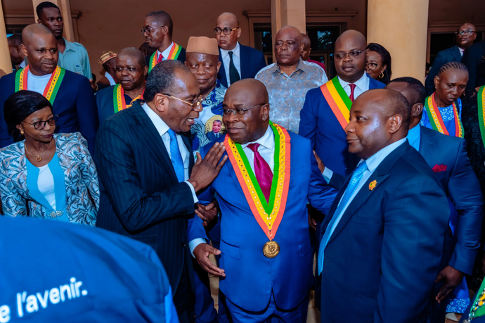 Le Directeur Général de la SNPC élevé au rang de Citoyen d'honneur de la ville de Dolisie