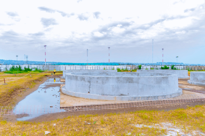 Visite du futur dépôt en construction - SNPC Aviation
