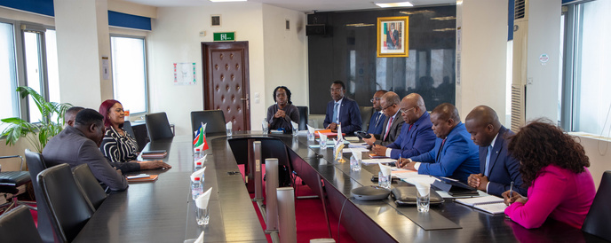 Rencontre Diplomatique entre la Namibie et la SNPC Rencontre Diplomatique entre la Namibie et la SNPC