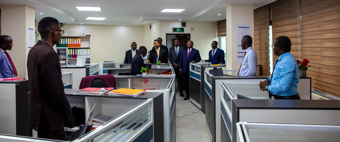 Audience entre la SNPC et le Groupe MTN à la Tour SNPC