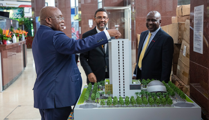 Audience entre la SNPC et le Groupe MTN à la Tour SNPC