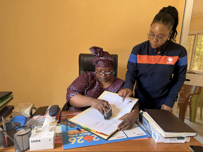 La Fondation SNPC oeuvre activement  en faveur des orphelinats de Pointe-Noire