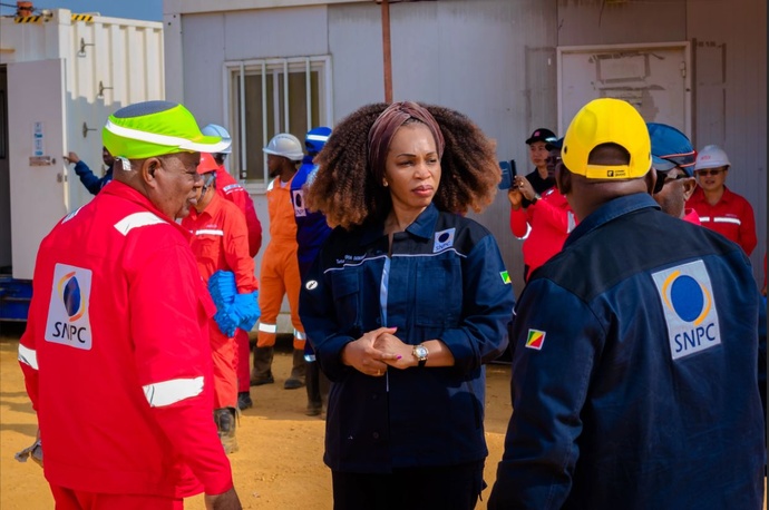 NANGA I : lancement officiel du forage du puits NAN-501