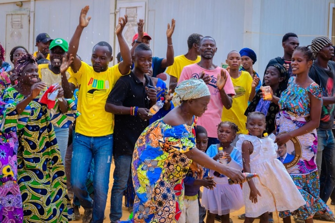 NANGA I : lancement officiel du forage du puits NAN-501