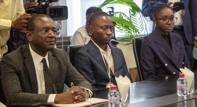 La SNPC reçoit la délégation congolaise médaillée aux Olympiades Panafricaines de Mathématiques 2026