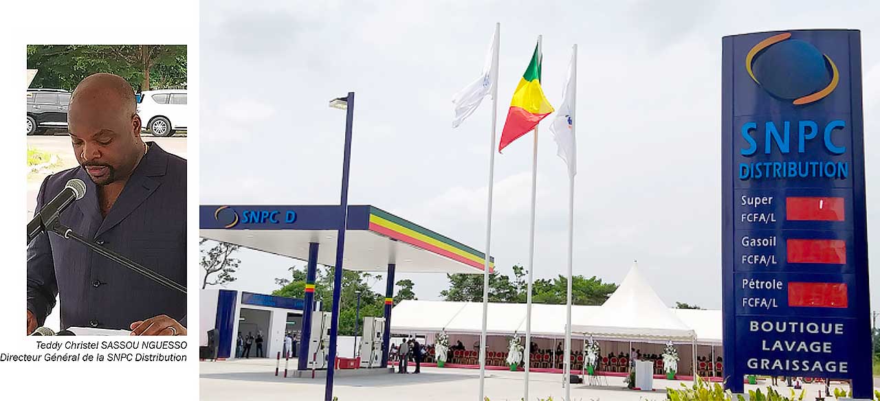 SNPC DISTRIBUTION : Inauguration de la « Station du 10 Mars » à Oyo