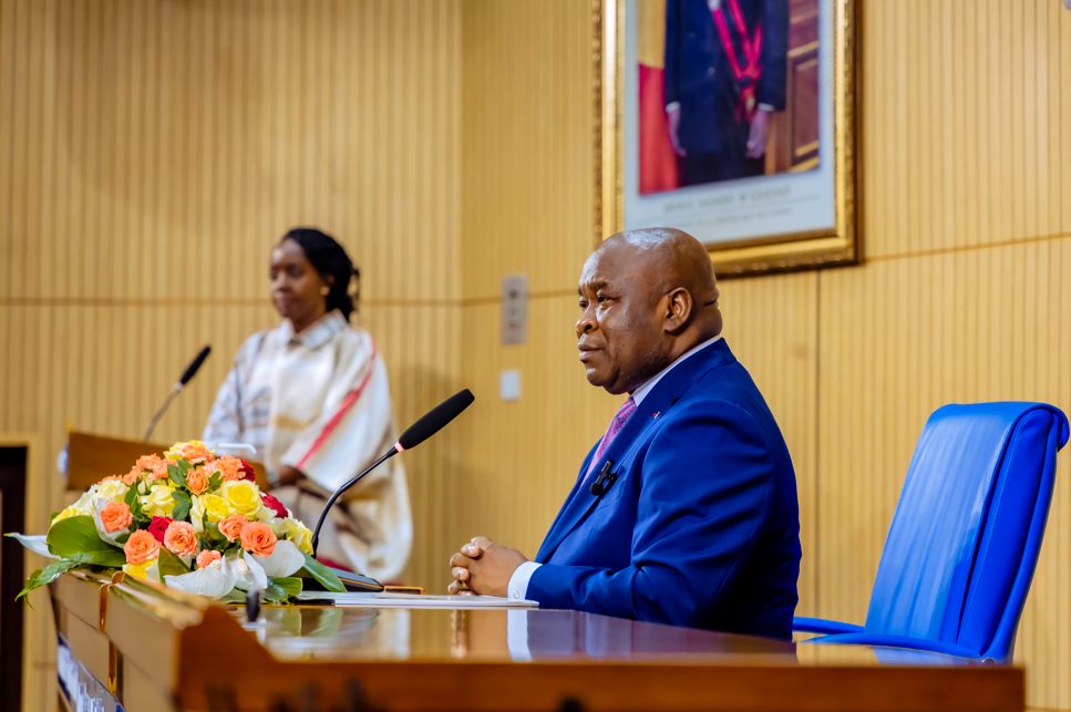 Allocution de Monsieur Maixent Raoul OMINGA, reconduit à la tête de la Société Nationale des Pétroles du Congo Allocution de Monsieur Maixent Raoul OMINGA, reconduit à la tête de la Société Nationale des Pétroles du Congo