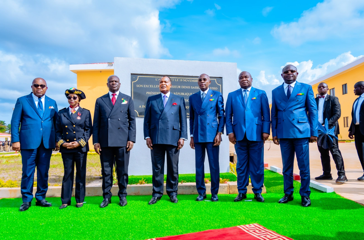 Inauguration du Lycée d’Enseignement Général Simon-Pierre Kikhounga-Ngot à LOUVAKOU