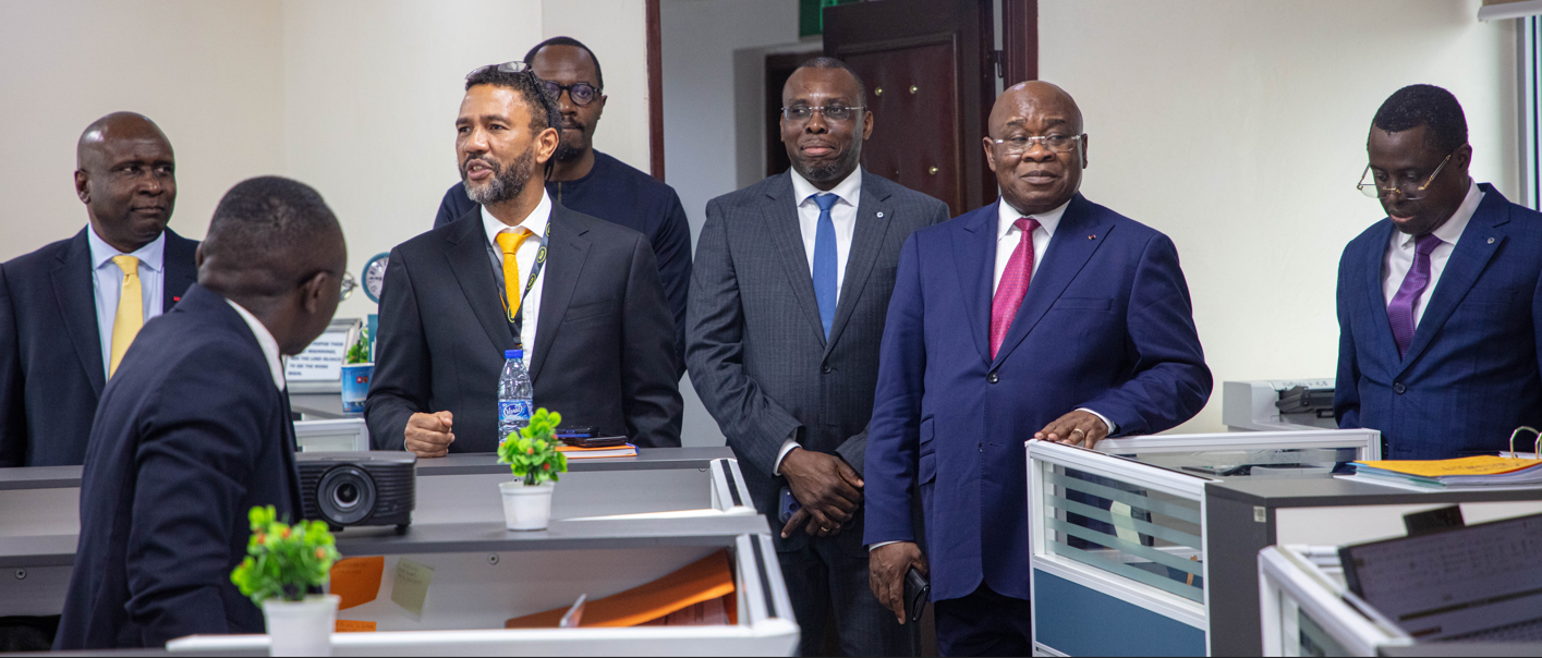 Audience entre la SNPC et le Groupe MTN à la Tour SNPC