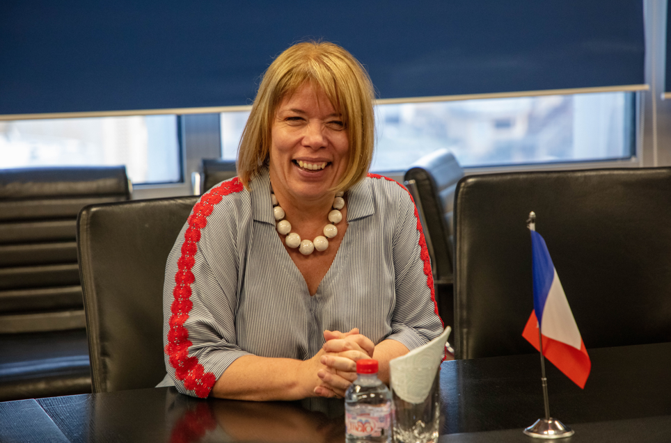 Audience : Le Directeur Général reçoit Son Excellence Madame Claire Bodonyi, Ambassadrice de France au Congo