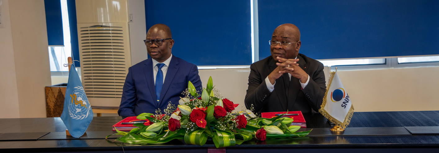 La SNPC et l'OMS signent un accord de partenariat pour renforcer les soins de santé primaires
