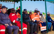NANGA I : lancement officiel du forage du puits NAN-501